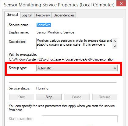 Win8系統(tǒng)自動旋轉屏幕設置