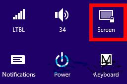 Win8系統(tǒng)自動旋轉屏幕設置
