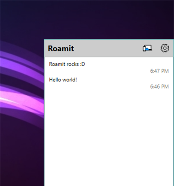 Windows 10/Android跨平臺(tái)聯(lián)動(dòng)應(yīng)用Roamit現(xiàn)已免費(fèi)和開源 Windows 10/Android跨平臺(tái)聯(lián)動(dòng)應(yīng)用Roamit現(xiàn)已免費(fèi)和開源
