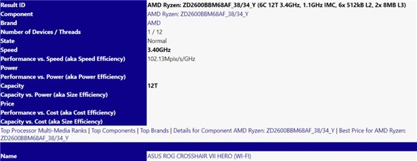 AMD Ryzen5 2600首曝 AMD Ryzen5 2600首曝