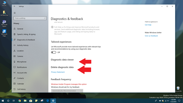 Windows 10將允許用戶查看并刪除診斷數(shù)據(jù) Windows 10將允許用戶查看并刪除診斷數(shù)據(jù)