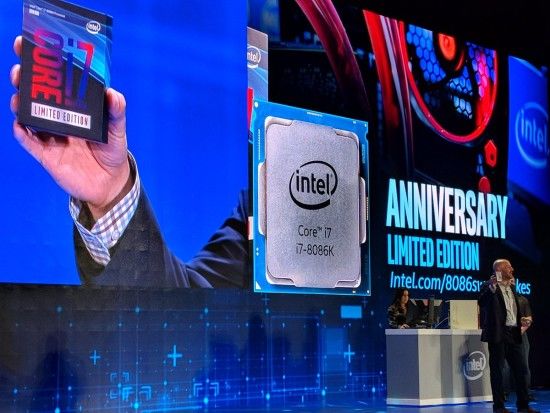 Intel推出i7-8086K紀念版處理器 Intel推出i7-8086K紀念版處理器