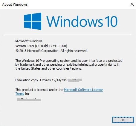 Windows 10 RS5敲定Version 1809 預(yù)計(jì)于10月發(fā)布 Windows 10 RS5敲定Version 1809 預(yù)計(jì)于10月發(fā)布