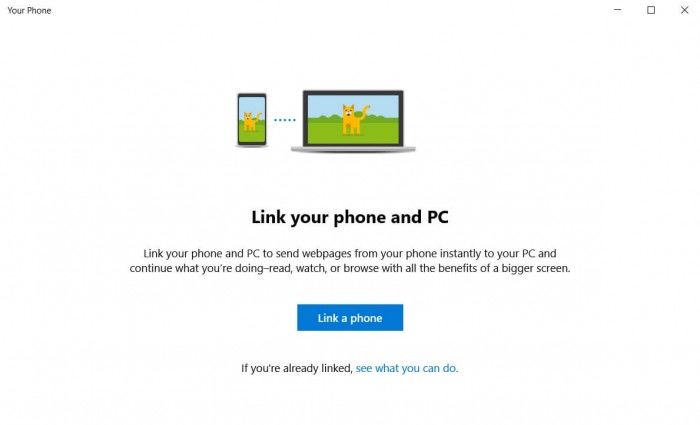 微軟將Your Phone應用帶到Windows 10桌面 微軟將Your Phone應用帶到Windows 10桌面