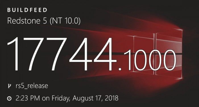 使用Timeline時(shí)應(yīng)用崩潰可修復(fù)，Windows 10 Build 17744發(fā)布