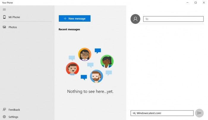 Win 10的Your Phone應(yīng)用開始引入Fluent Design外觀 Win 10的Your Phone應(yīng)用開始引入Fluent Design外觀