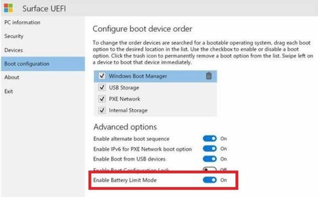 微軟推出Surface Pro 3/4電池限制模式:為改善續(xù)航 微軟推出Surface Pro 3/4電池限制模式:為改善續(xù)航