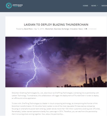 迅雷鏈攜手來電開創(chuàng)新模式廣受海外區(qū)塊鏈媒體好評(píng) 迅雷鏈攜手來電開創(chuàng)新模式廣受海外區(qū)塊鏈媒體好評(píng)