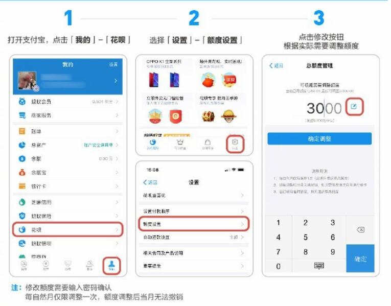 支付寶花唄正式上線額度管理:每月1次設(shè)置機(jī)會(huì) 支付寶花唄正式上線額度管理:每月1次設(shè)置機(jī)會(huì)