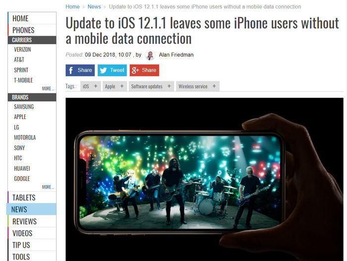蘋(píng)果騙了所有人？新系統(tǒng)可能不是信號(hào)變好
