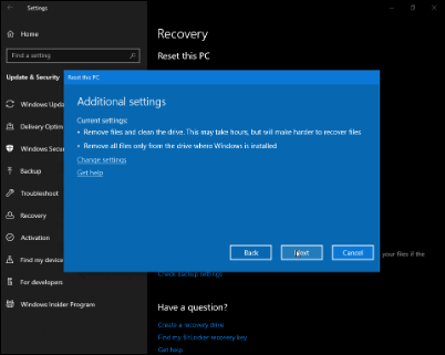 Windows 10 19H1新版18312推送：預(yù)留存儲(chǔ)上線、重置UI調(diào)整