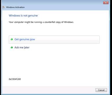 微軟承認(rèn)Windows 7升級(jí)更新匯總后顯示“非正版”錯(cuò)誤 微軟承認(rèn)Windows 7升級(jí)更新匯總后顯示“非正版”錯(cuò)誤