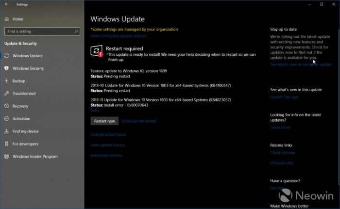 微軟重發(fā)KB4023057更新致部分用戶更新失敗 微軟重發(fā)KB4023057更新致部分用戶更新失敗