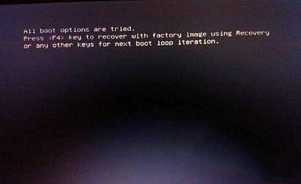 分享u盤重裝系統(tǒng)提示All boot options are tried的解決方法 分享u盤重裝系統(tǒng)提示All boot options are tried的解決方法