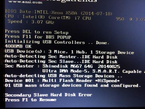 關于電腦Bios錯誤代碼的注解大全 關于電腦Bios錯誤代碼的注解大全