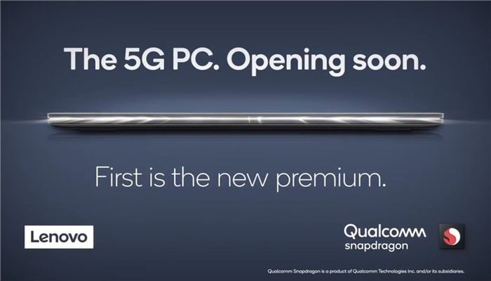 支持5G的筆記本電腦來了！搭載高通驍龍8cx芯片，由聯(lián)想出品
